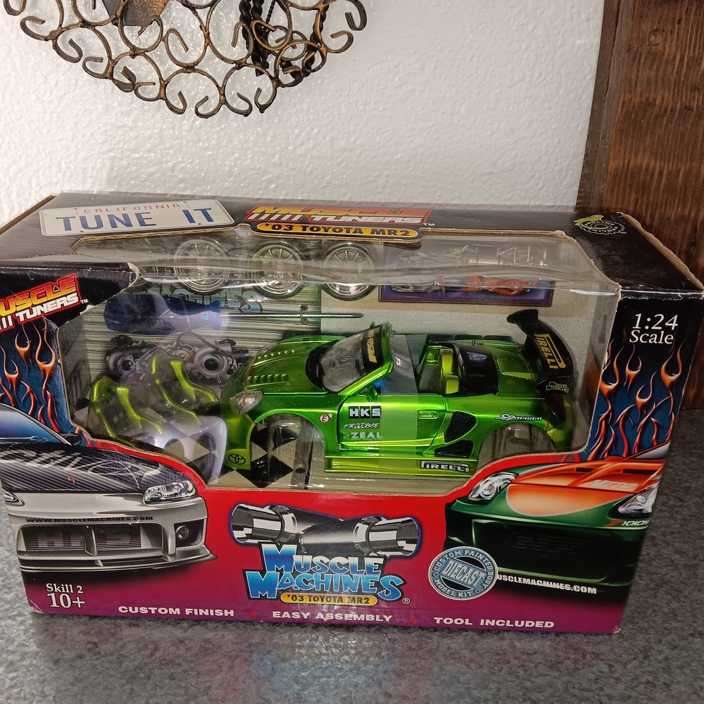 Green '03 Toyota MR2 Toy Car by